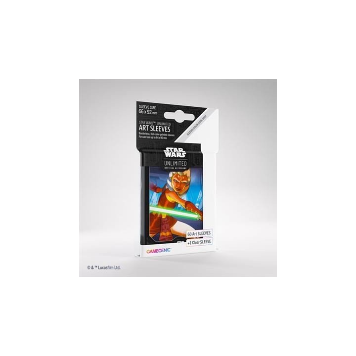 ASMODEE 6848 - STAR WARS UNLIMITED - CREPUSCOLO DELLA REPUBBLICA: ART SLEEVES AHSOKA TANO