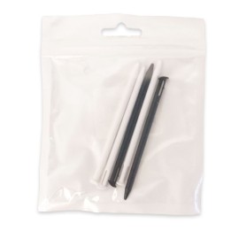 5 NEW 3DS Stylus (in freaks and geeks bags + labels)