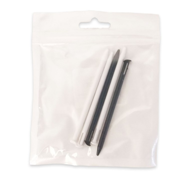 5 NEW 3DS Stylus (in freaks and geeks bags + labels)