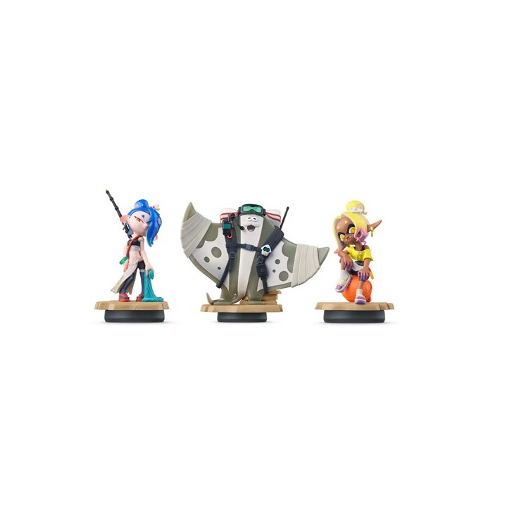 AMIIBO Set da tre amiibo di Splatoon Raiders: Pinnuccia, Mantaleo e Morena - PACK 3IN1