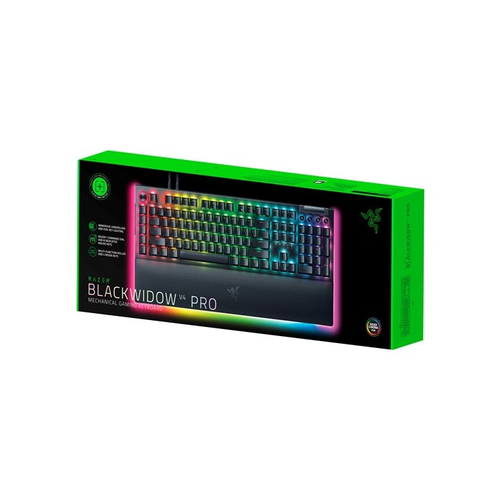 RAZER tastiera gaming BlackWidow V4 X (Yellow Switch) - Italian Layout