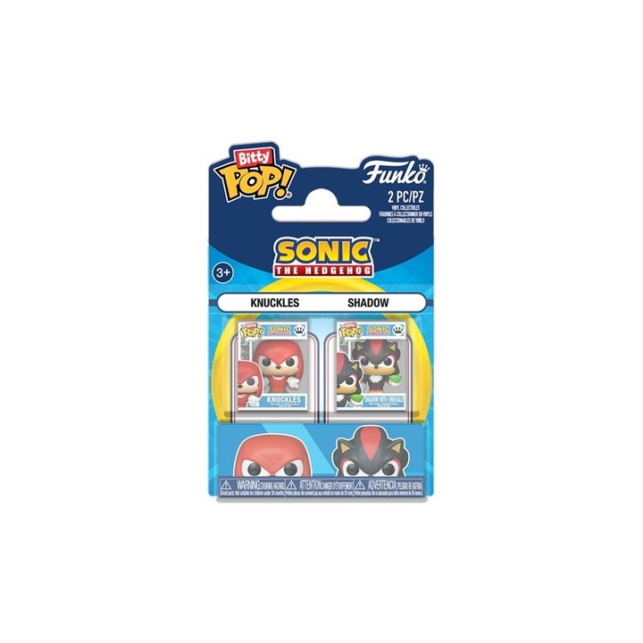 FUNKO Bitty POP 2-Pack Sonic The Hedgehog - Knuckles & Shadow