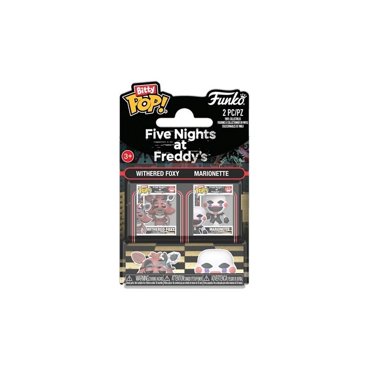FUNKO Bitty POP 2-Pack Five Nights At Freddy's - Withered Foxy & Marionette