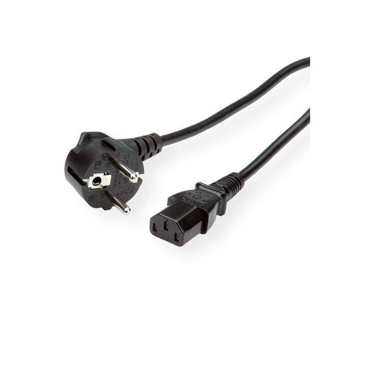 ROLINE GREEN CAVO POWER SCHUKO C13, LSOH ,1,8M , NERO