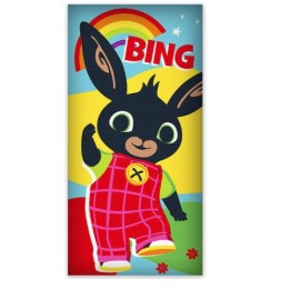 BING - Asciugamano / Telo mare " Bing multicolor " ( 70x140cm )