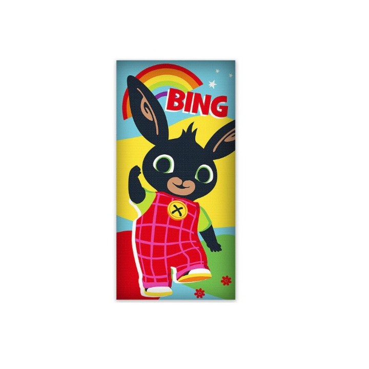 BING - Asciugamano / Telo mare " Bing multicolor " ( 70x140cm )