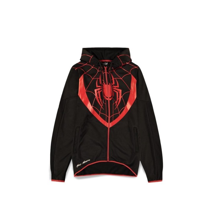 DIFUZED Marvel: Spider-Man - Felpa con cappuccio: "Miles Morales" (2XL)