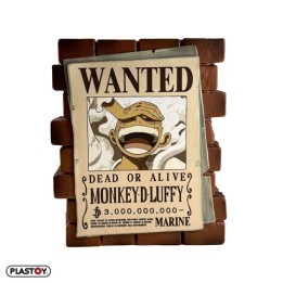 106332 - One piece poster wanted luffy Salvadanaio
