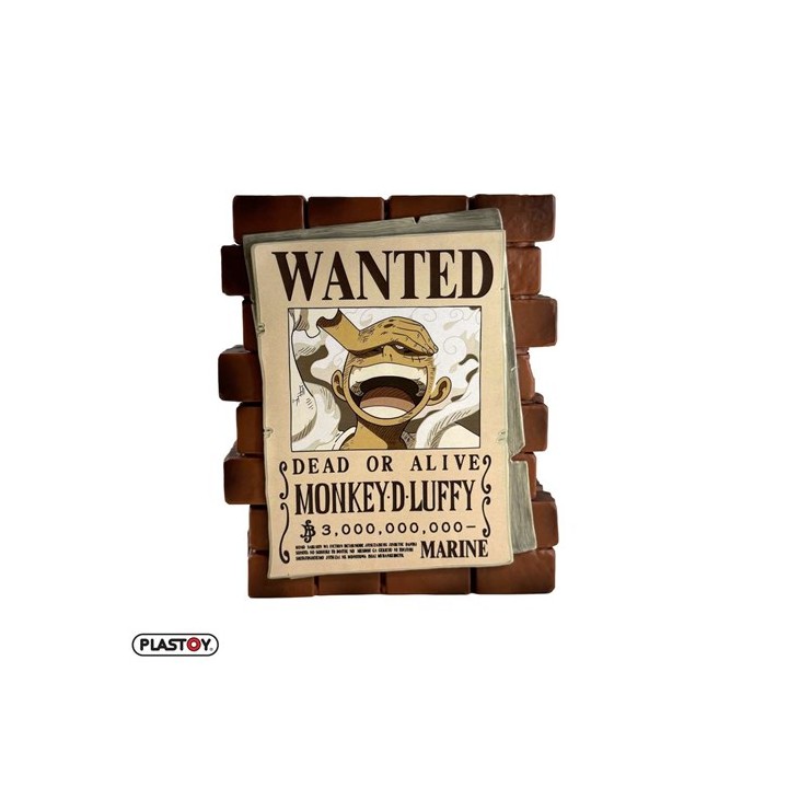 106332 - One piece poster wanted luffy Salvadanaio