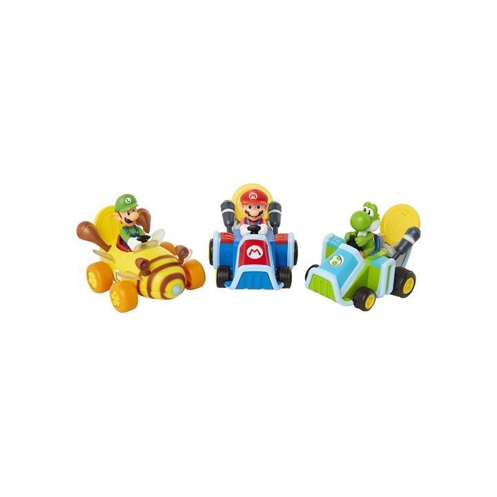 JAKKS PACIFIC NINTENDO SUPER MARIO COIN RACER (display 12pz assortiti)