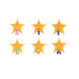 JAKKS PACIFIC Super Mario Galaxy Assortimento di Mini Figures con Accessorio Basic 12 pezzi