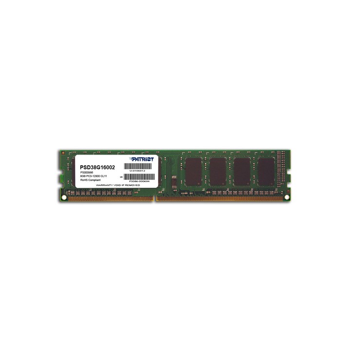 PATRIOT RAM DIMM 8GB DDR3 1600MHZ CL11