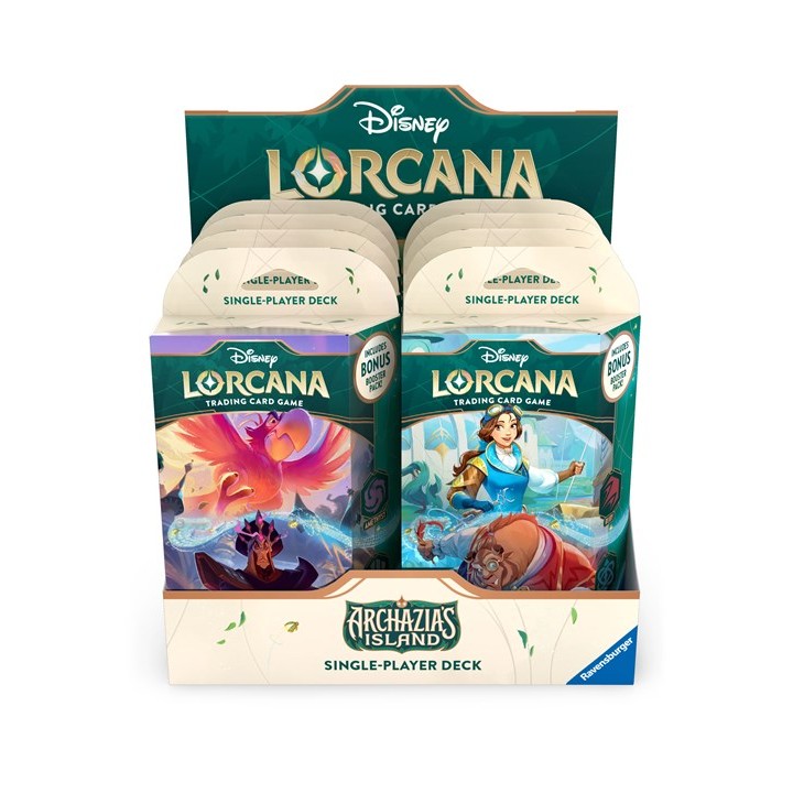 RAVENSBURGER DISNEY: LORCANA - SET 7 ARCHAZIA’S ISLAND STARTER DECK D.