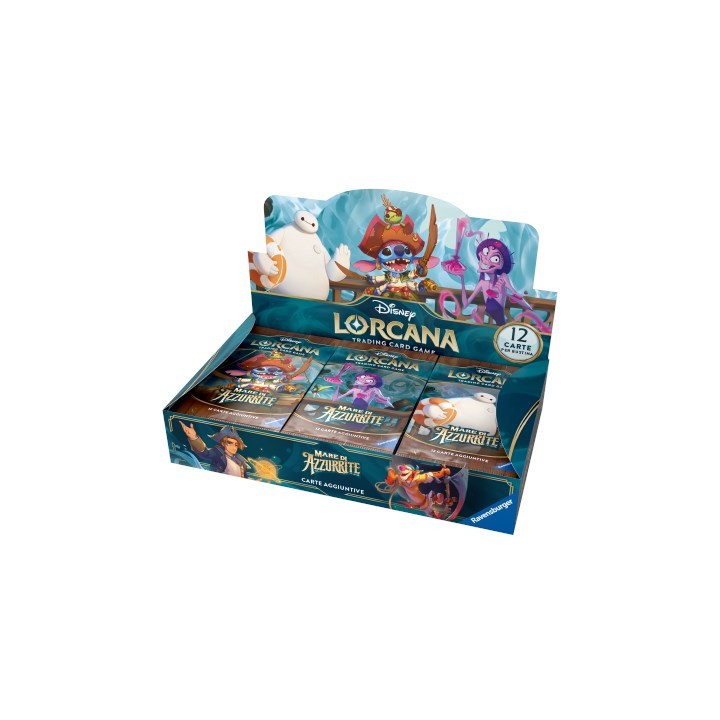 RAVENSBURGER DISNEY: LORCANA - SET 6 MARE DI AZZURRITE BOOSTER DISPLA.