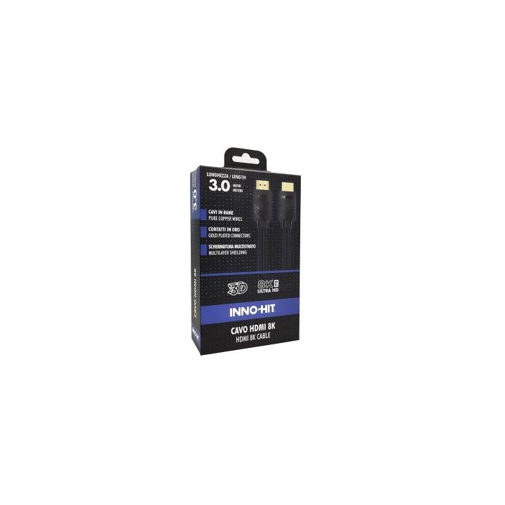 INNOHIT CAVO HDMI 8K CONTATTI ORO 60HZ 3 MT