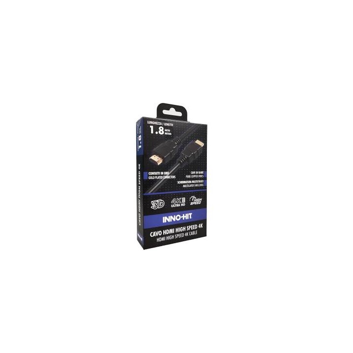 INNOHIT CAVO HDMI 4K HDR HIGH SPEED 60HZ 1,8 MT