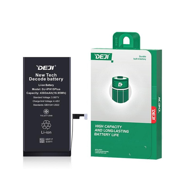 DEJI BATTERIA DE GRANDE CAPACITA (4620 MAH) PER APPLE IPHONE 15 PLUS..