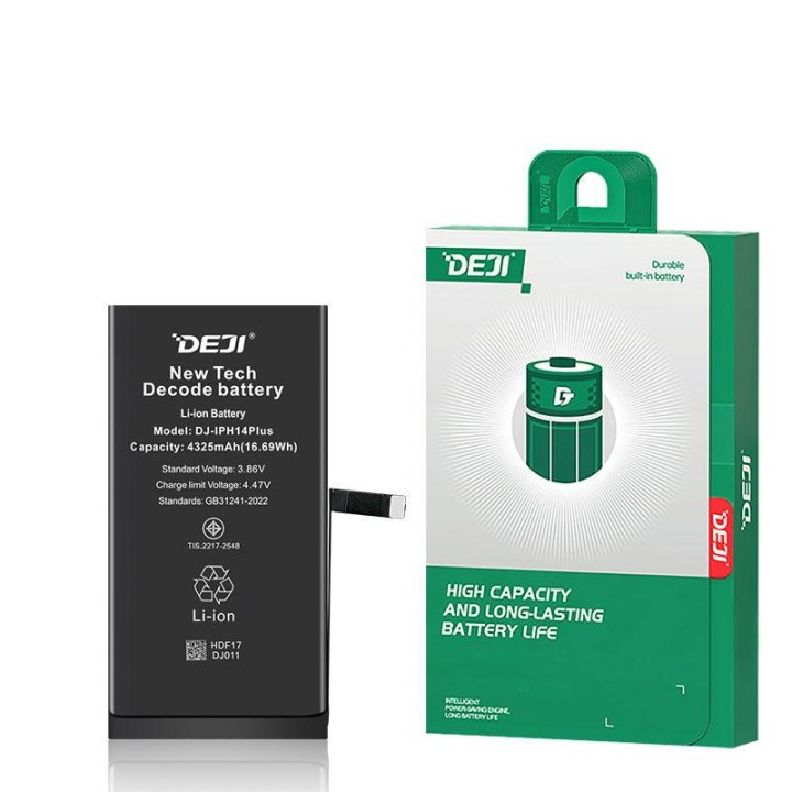 DEJI BATTERIA DE GRANDE CAPACITA (4810 MAH) PER APPLE IPHONE 14 PLUS..