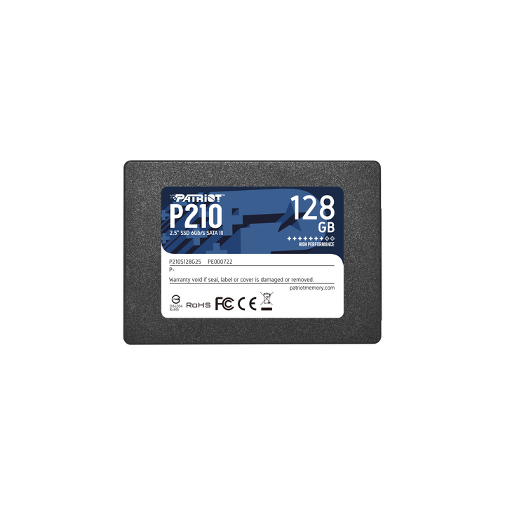 PATRIOT SSD INTERNO P210 128GB 2,5 SATA 6GB/S R/W 450/430