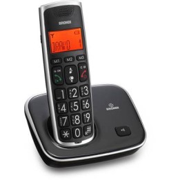 Brondi Telefono Cordless Brondi Bravo Gold 2 Nero