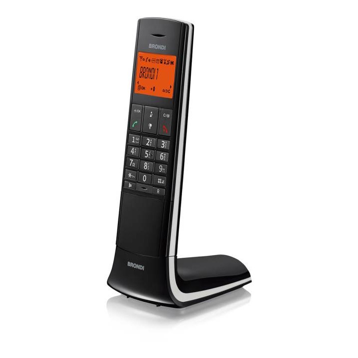 Brondi Telefono Cordless Brondi Lemure Nero