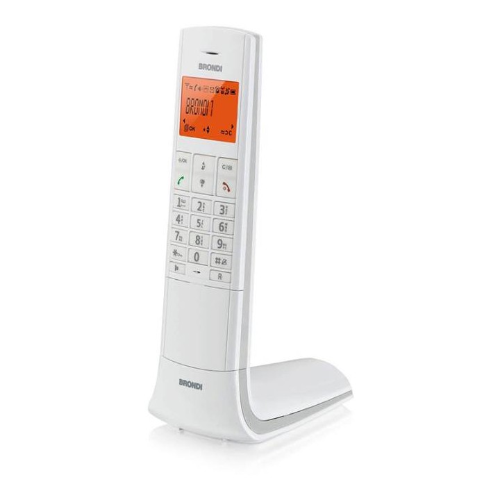 Brondi Telefono Cordless Brondi Lemure Bianco