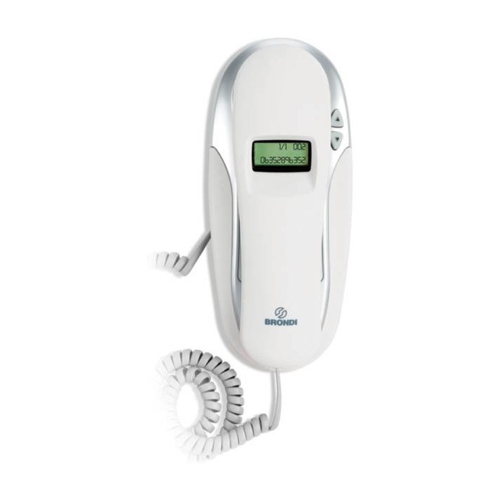 Brondi Telefono Brondi Kenoby CID Bianco/Grigio