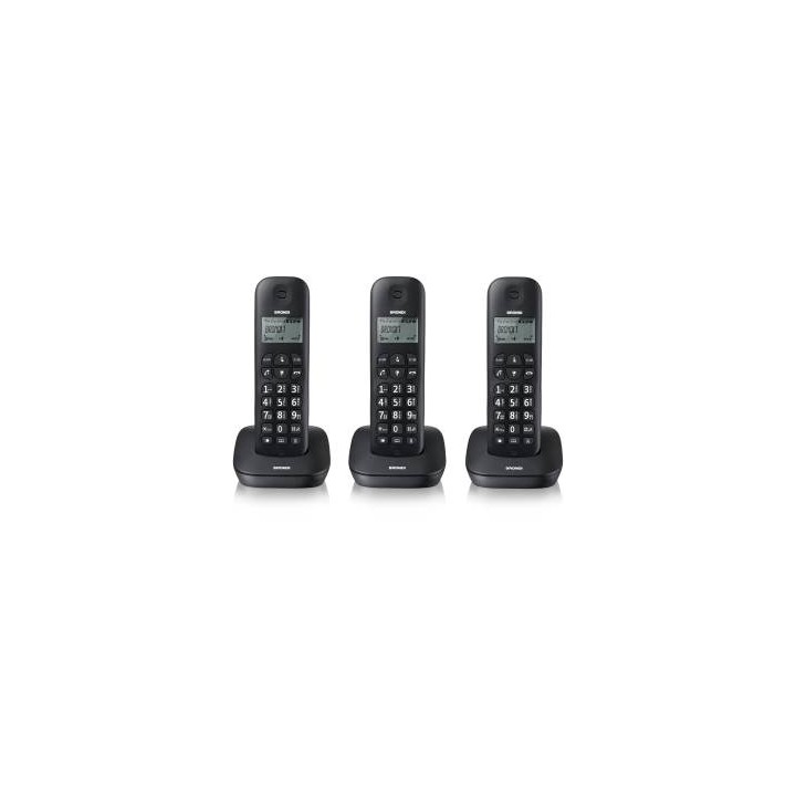 Brondi Telefono Cordless Brondi Gala Trio Nero