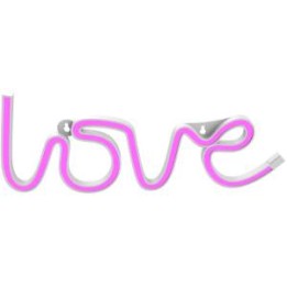 Muitomas Lampada Led Neon Love Usb-A Rosa