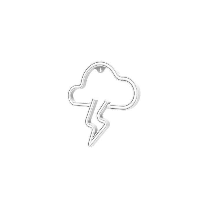 Muitomas Lampada Led Neon Cloud Usb-A Bianco