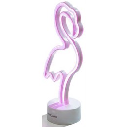 Muitomas Lampada Led Neon Flamingo Type-C Rosa