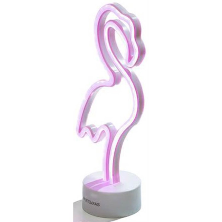 Muitomas Lampada Led Neon Flamingo Type-C Rosa