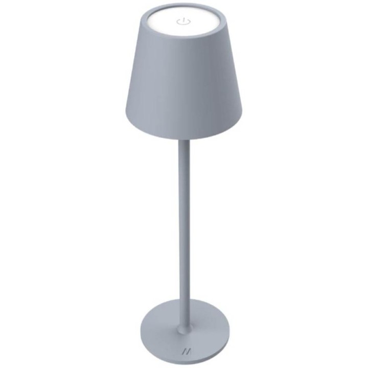 Muitomas Lampada da Tavolo a Led Grigio