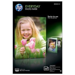 HP CARTA FOTOGRAFICA LUCIDA HP EVERYDAY GLOSSY PHOTO PAPER - 100 FOGL.