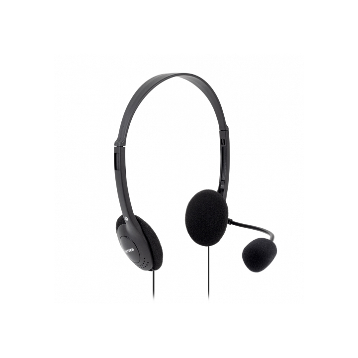 VULTECH CUFFIE CON MICROFONO HS-01 REV 2.2, DOPPIO JACK 3,5MM + ADATT.