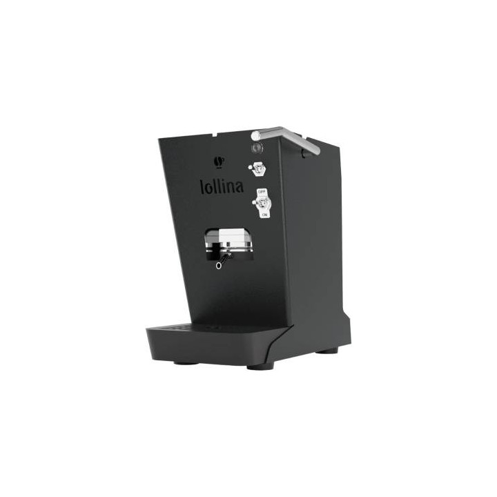 Lollocaffè Lollina+ Macchina da Caffè Nera + 40 Cialde 44mm
