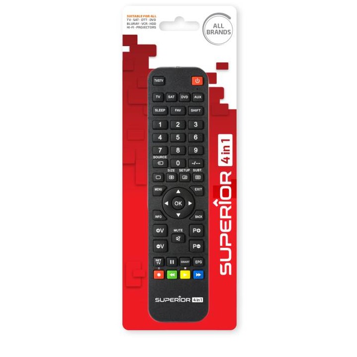 Superior Electronics Superior Telecomando Universale 4 in 1 Light
