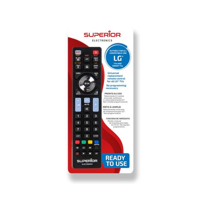 Superior Electronics Superior Telecomando Universale LG funzioni Smar.