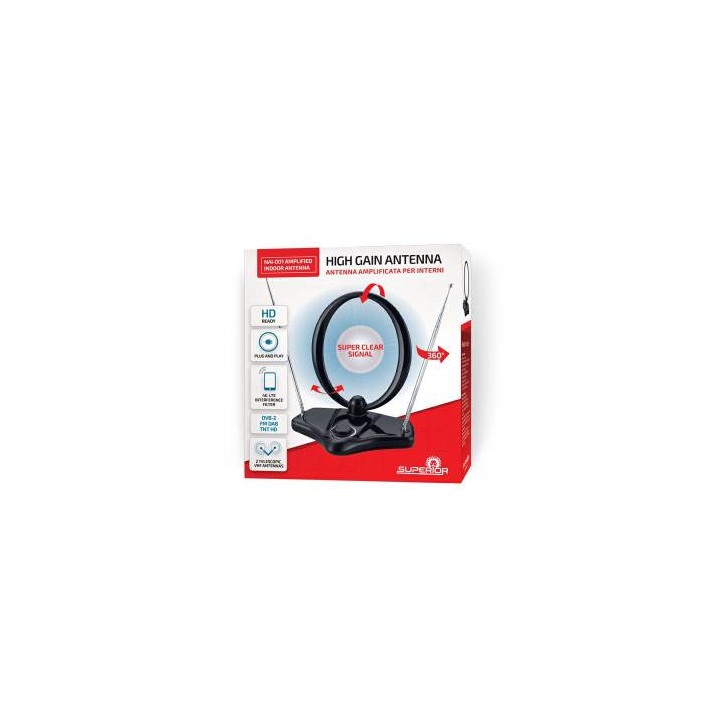 Superior Electronics Superior Antenna TV Amplificata per Interni DVB-.