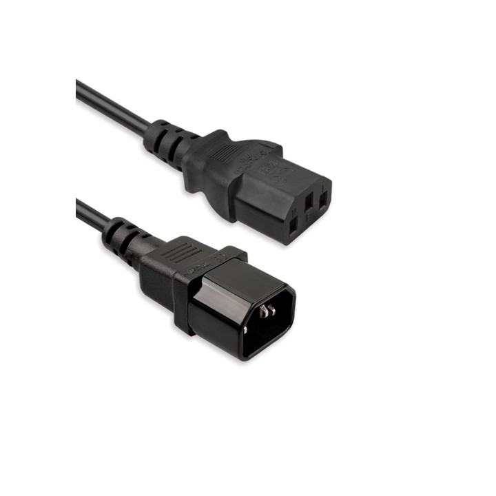 VULTECH CAVO PROLUNGA ALIMENTAZIONE IEC13 FEMMINA TO IEC14 MASCHIO