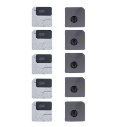 SET 5 PEZZI SCHERMO ANTIPOLVERE PER MICROFONO POSTERIORE PER APPLE IP.