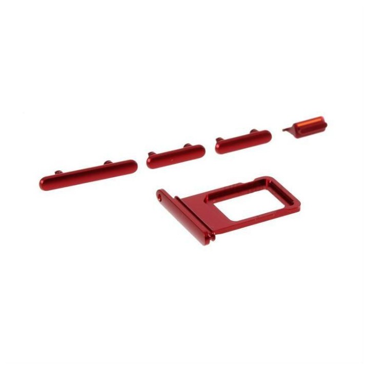 SET 4 PEZZI PORTA-SIM + TASTI VOLUME + TASTI POWER E TASTO VIBRAZIONE.