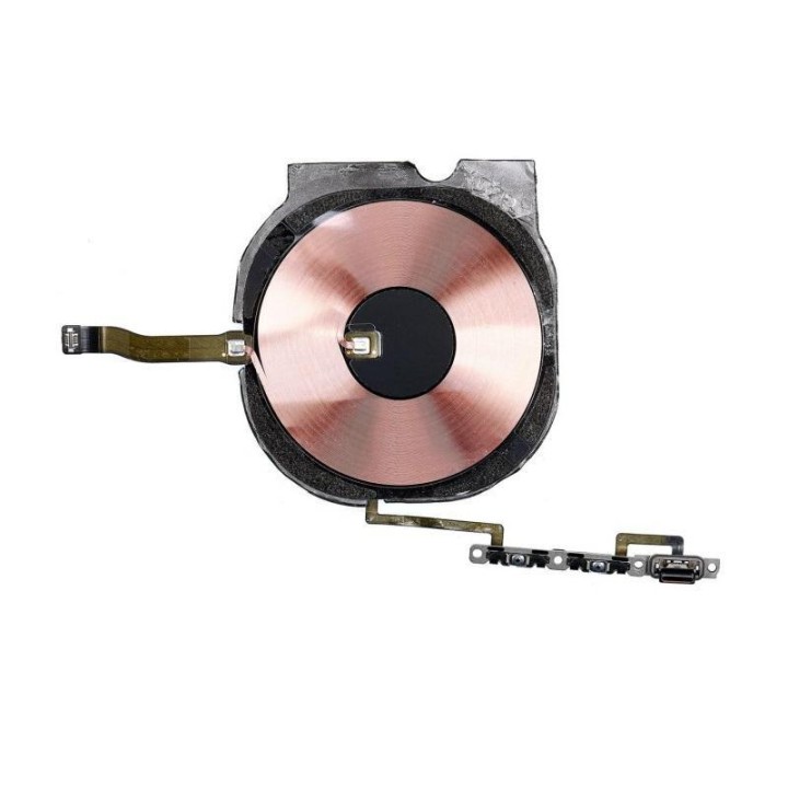 NFC RICARICA WIRELESS FLEX + NFC + FLEX DI TASTO VOLUME PER APPLE IPH.