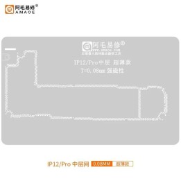AMAOE IP12/PRO 0.12mm STENCIL REBALLING BGA A STRATO INTERMEDIO PER A.