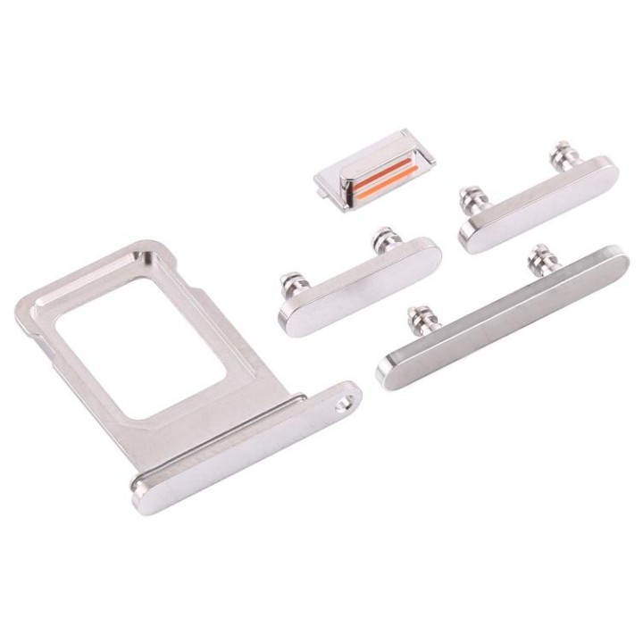 SET 4 PEZZI PORTA-SIM + TASTI VOLUME + TASTI POWER E TASTO VIBRAZIONE.
