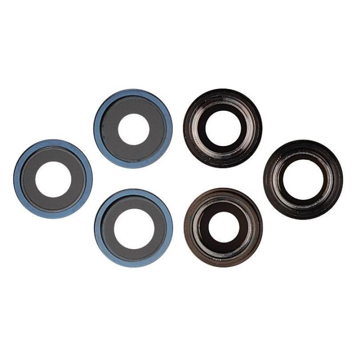 SET 3 PEZZI VETRO E SUPPORTO CAMERA PER APPLE IPHONE 12 PRO MAX 6.7 B.