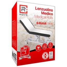 RMove 1 Conf. da 6pz 60 cm x 60 m Lenzuolino Medico 2 Veli Pura Cellu.