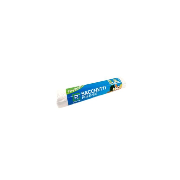 RMove 1 Rotolo da 150 Sacchi Freezer 23x32cm Trasparenti RMOVE
