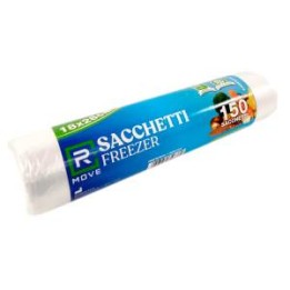 RMove 1 Rotolo da 150 Sacchi Freezer 18x28cm Trasparenti RMOVE