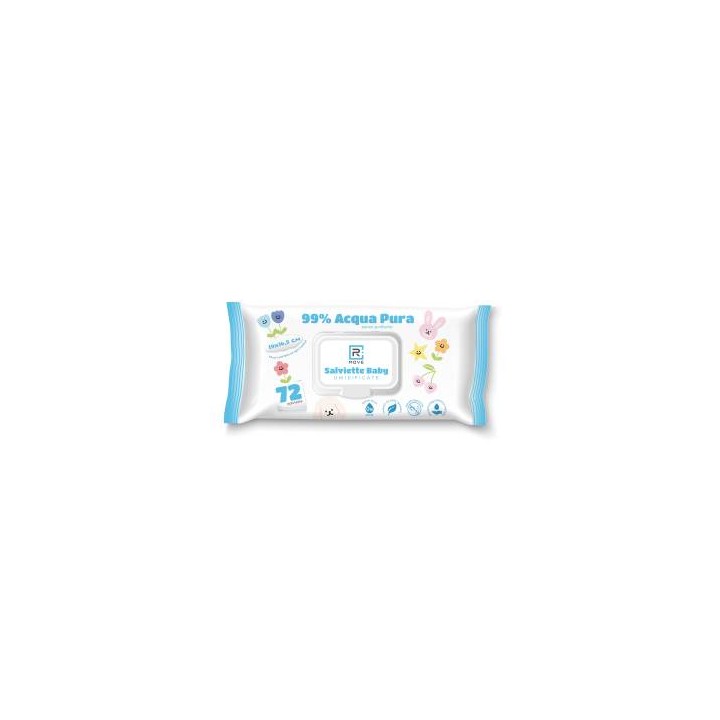 RMove Salviette Baby Umidificate Idratanti Acqua Pura 1Cnf/72pz